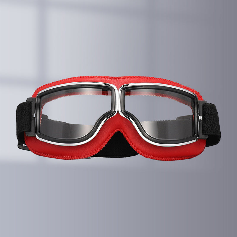 Unisex Vintage Motorcykelbriller Retro Pilot Stil
