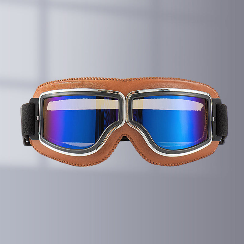 Unisex Vintage Motorcykelbriller Retro Pilot Stil