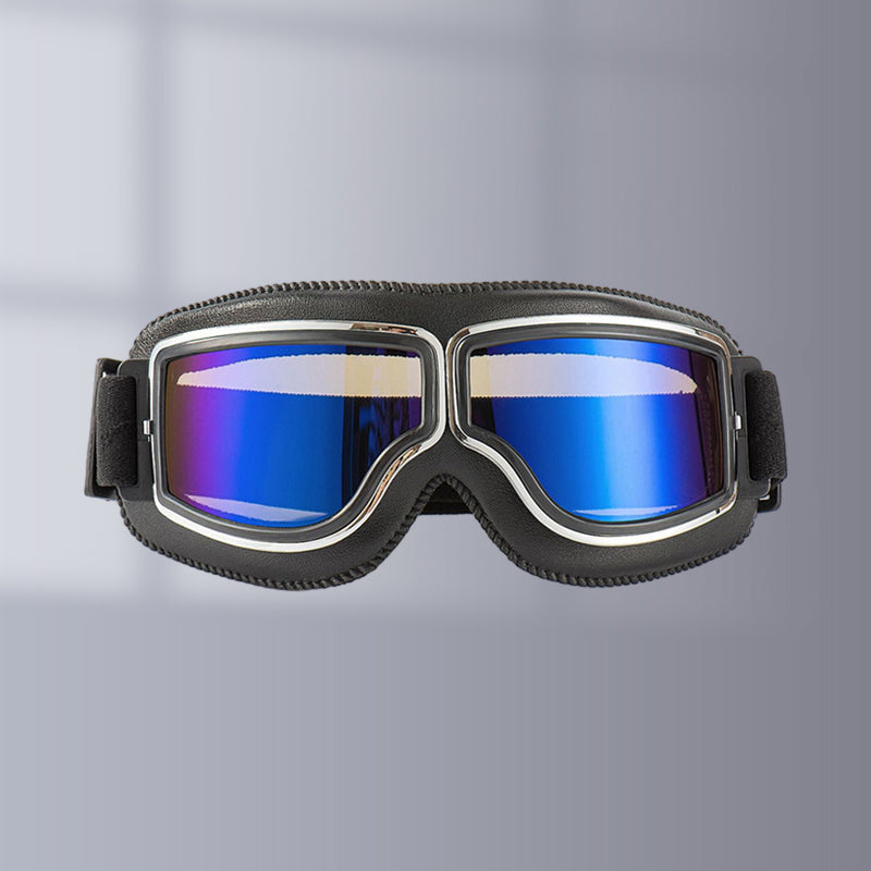 Unisex Vintage Motorcykelbriller Retro Pilot Stil