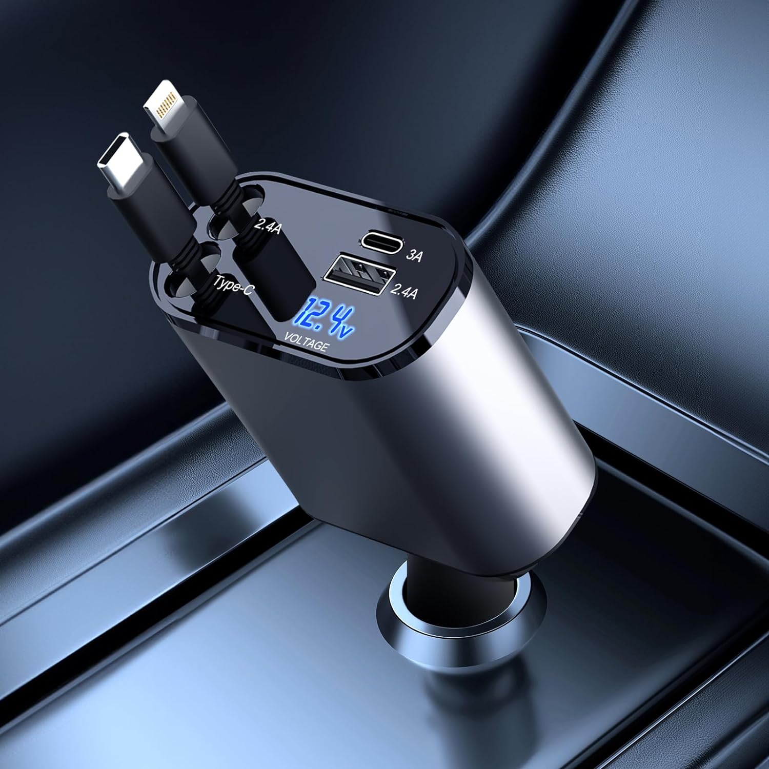 Universal Biloplader 4-i-1 med Flere Porte