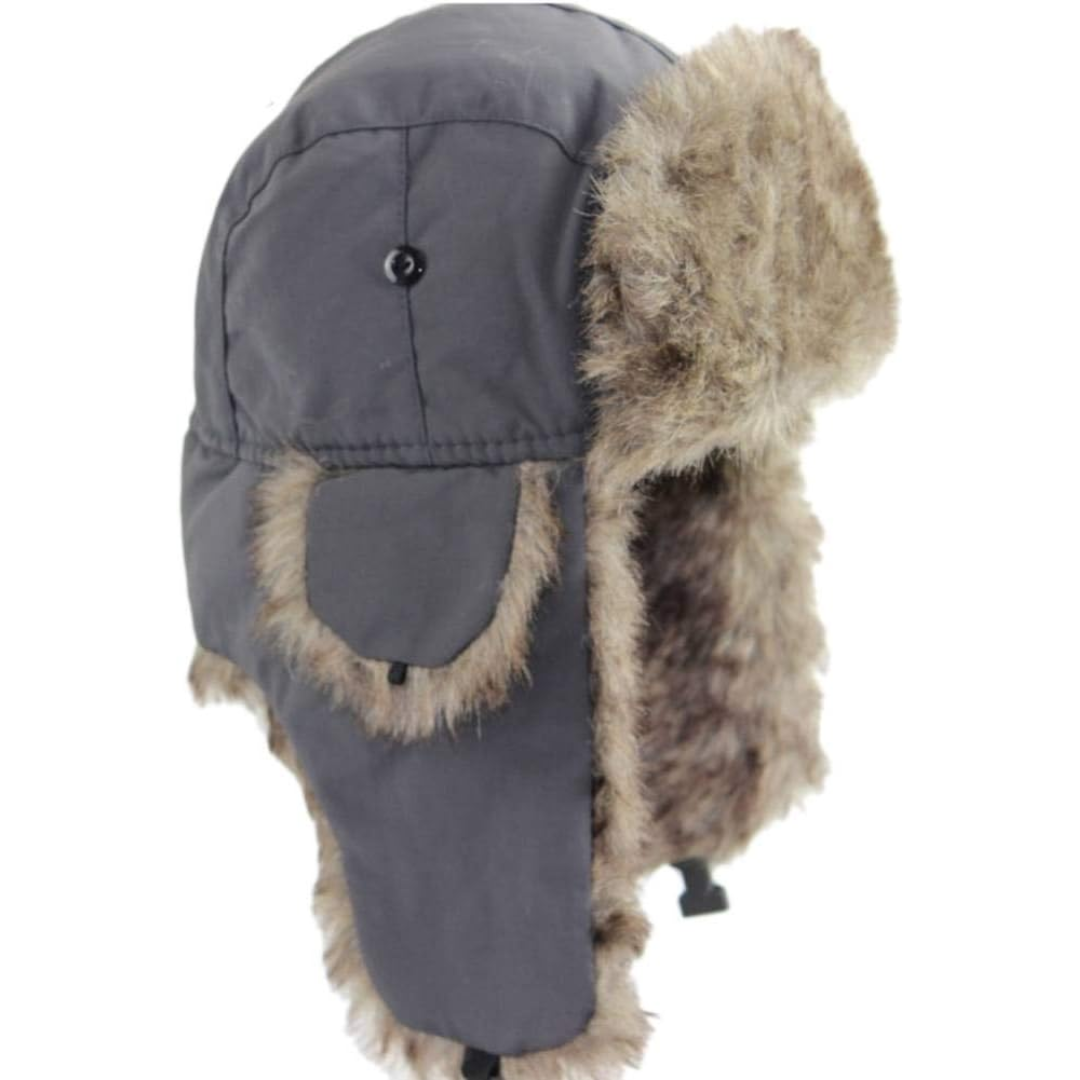ArcticGuard TrapperMuts – Vindafvisende Unisex Vinterhat med Varm Fleeceforing