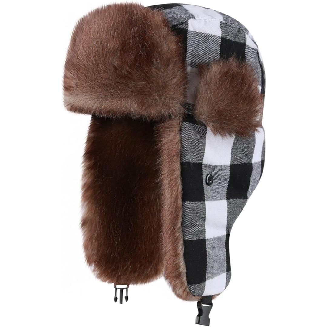 ArcticGuard TrapperMuts – Vindafvisende Unisex Vinterhat med Varm Fleeceforing