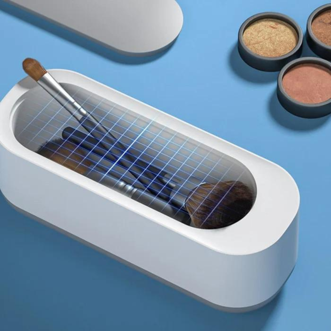 LuxeCleanse Ultrasonisk Rengøringsmaskine | Dyb rengøring med højfrekvente vibrationer-zarada.dk