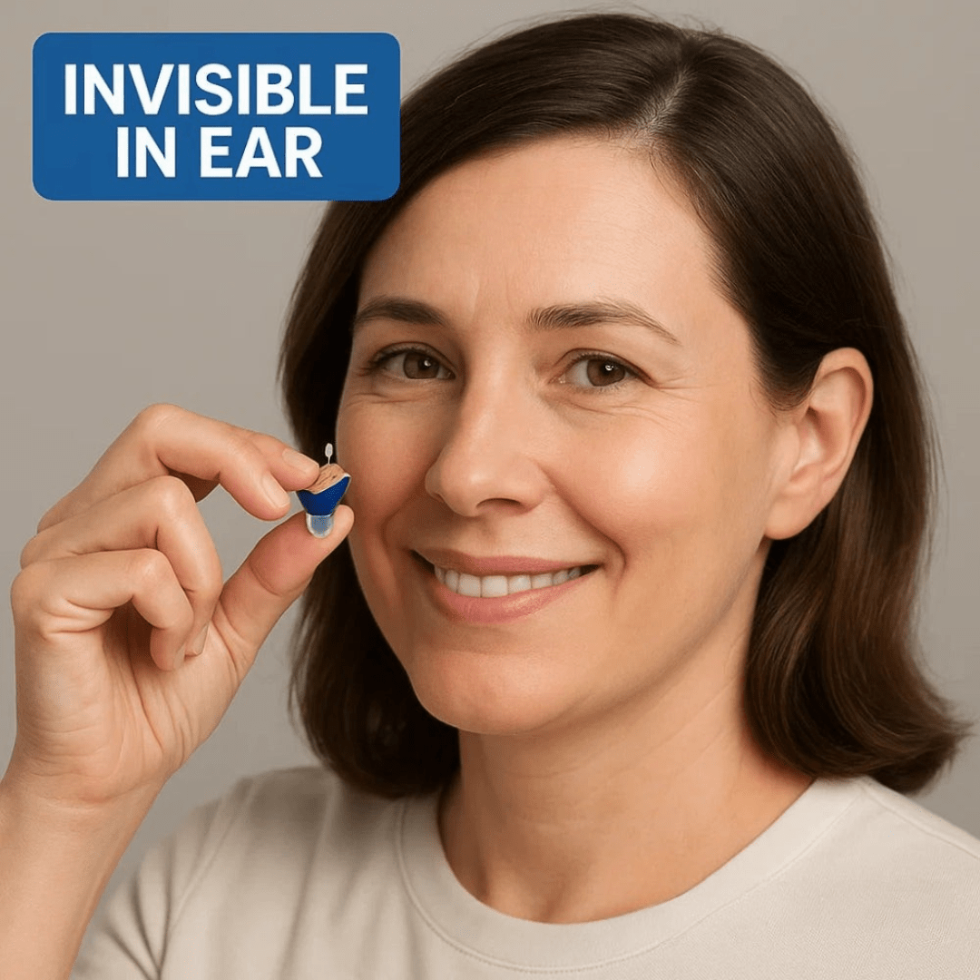 Usynlige In-Ear Høreapparater Kompakt Design