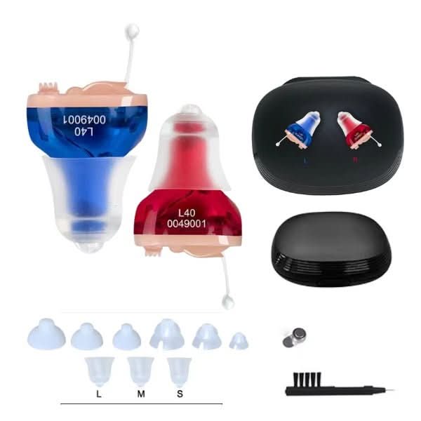 Usynlige In-Ear Høreapparater Kompakt Design