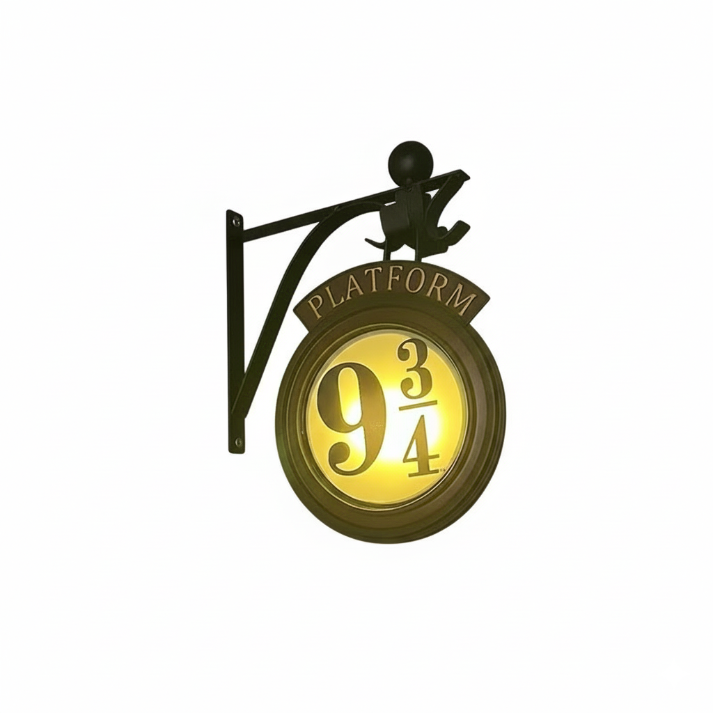 Væglampe Børn Platform 9 3/4 Harry Potter Tema Magisk Vægmontering