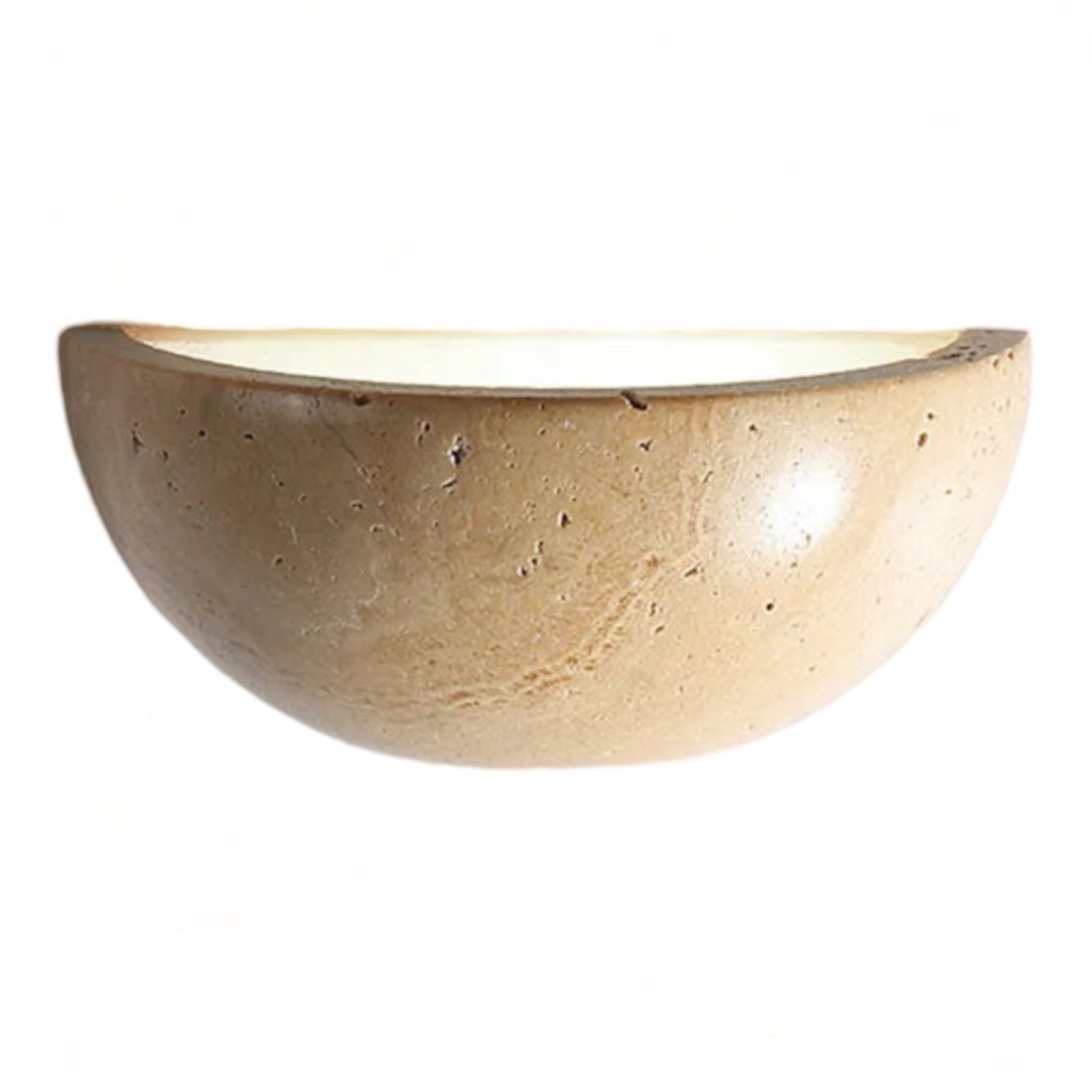 Væglampe Halvcirkelformet Wabi-Sabi Stil