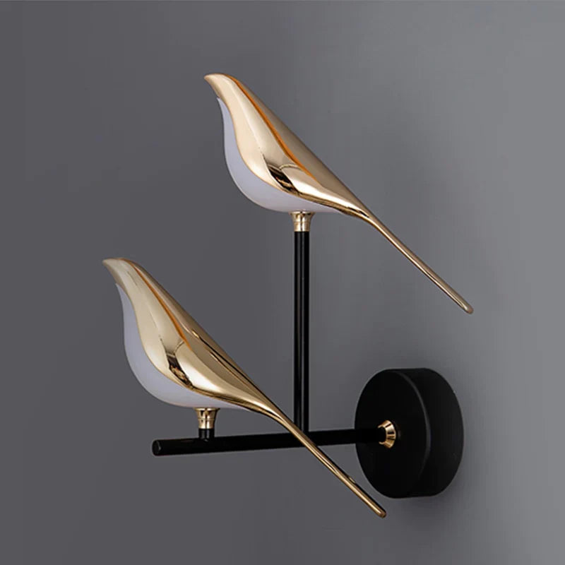 Væglampe i Guld Designet til Elegance