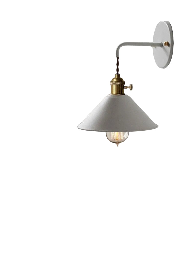 Væglampe i Vintage Stil med Farverigt Design