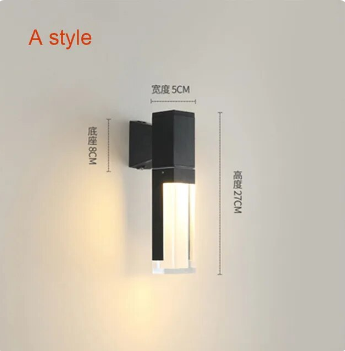 Væglampe med Bevægelsessensor Moderne Design