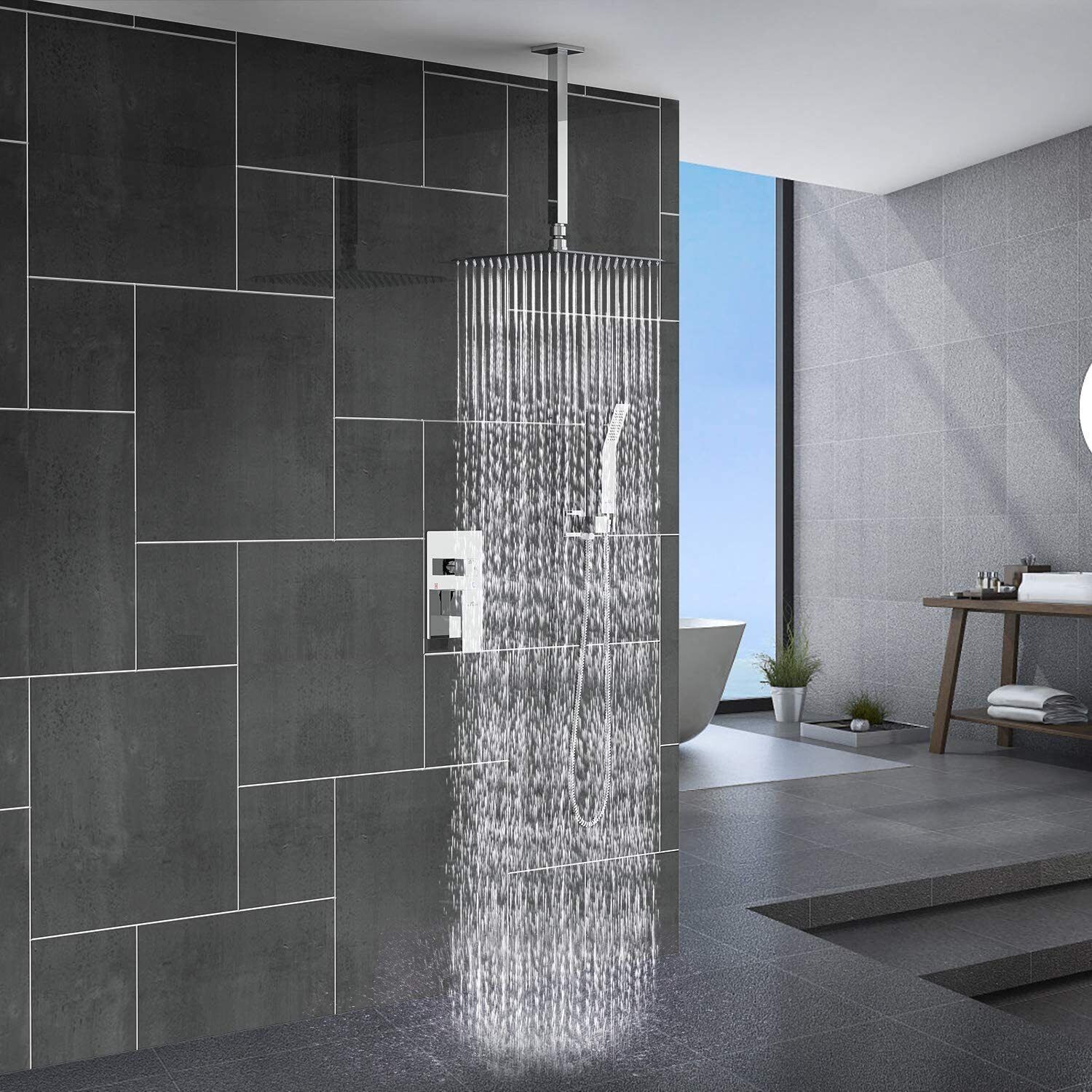 Vægmonteret Bruser System Kompakt Design