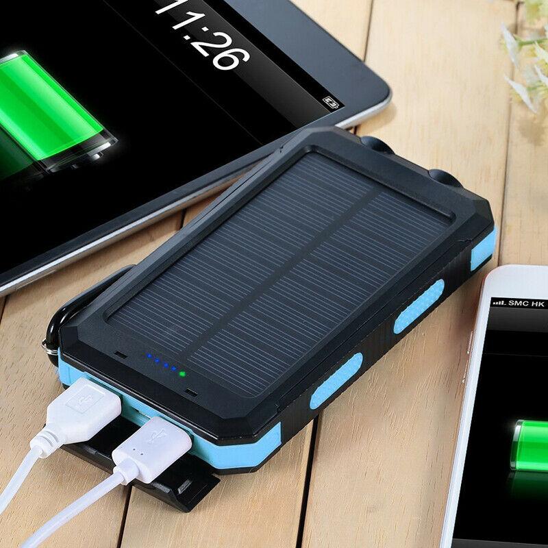 Vandtæt Solenergibank med Dobbelte USB-porte