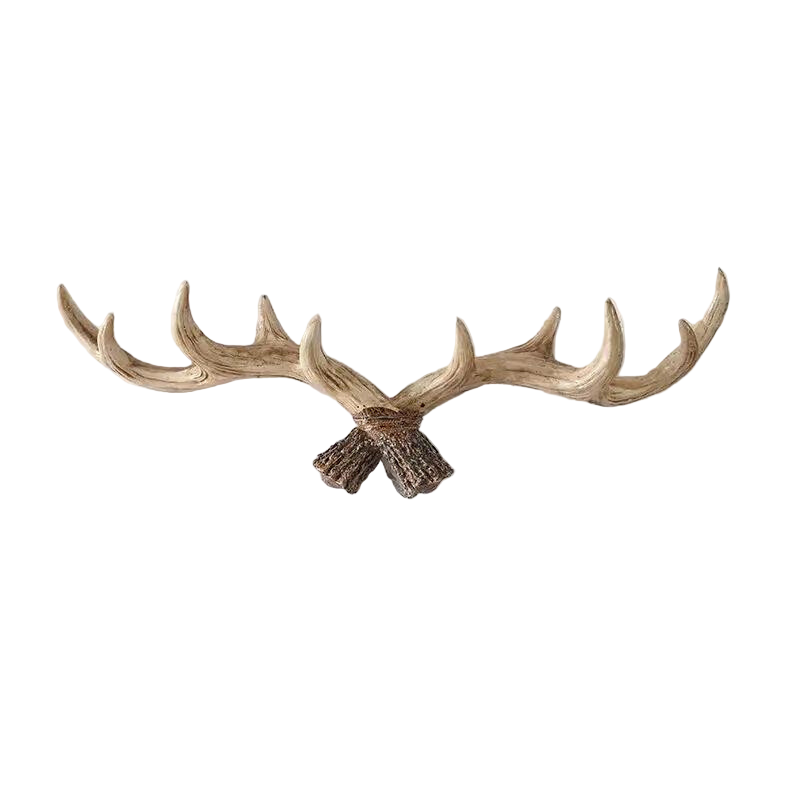 Vintage Antler Coat Rack Retro Design for Home Entryway