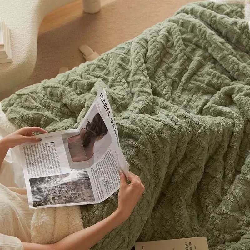 Vintertæppe i Fluffy Design