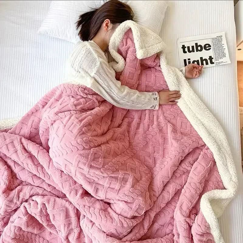 Vintertæppe i Fluffy Design