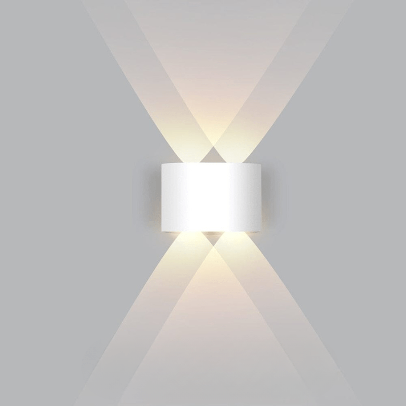Vandafvisende LED-udendørs væglampe – Elegant og energieffektiv udendørs belysning i aluminium