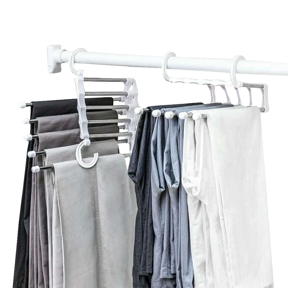 SpaceSaver | Multifunktionel Indtrækbar Skab Organizer Hanger-zarada.dk