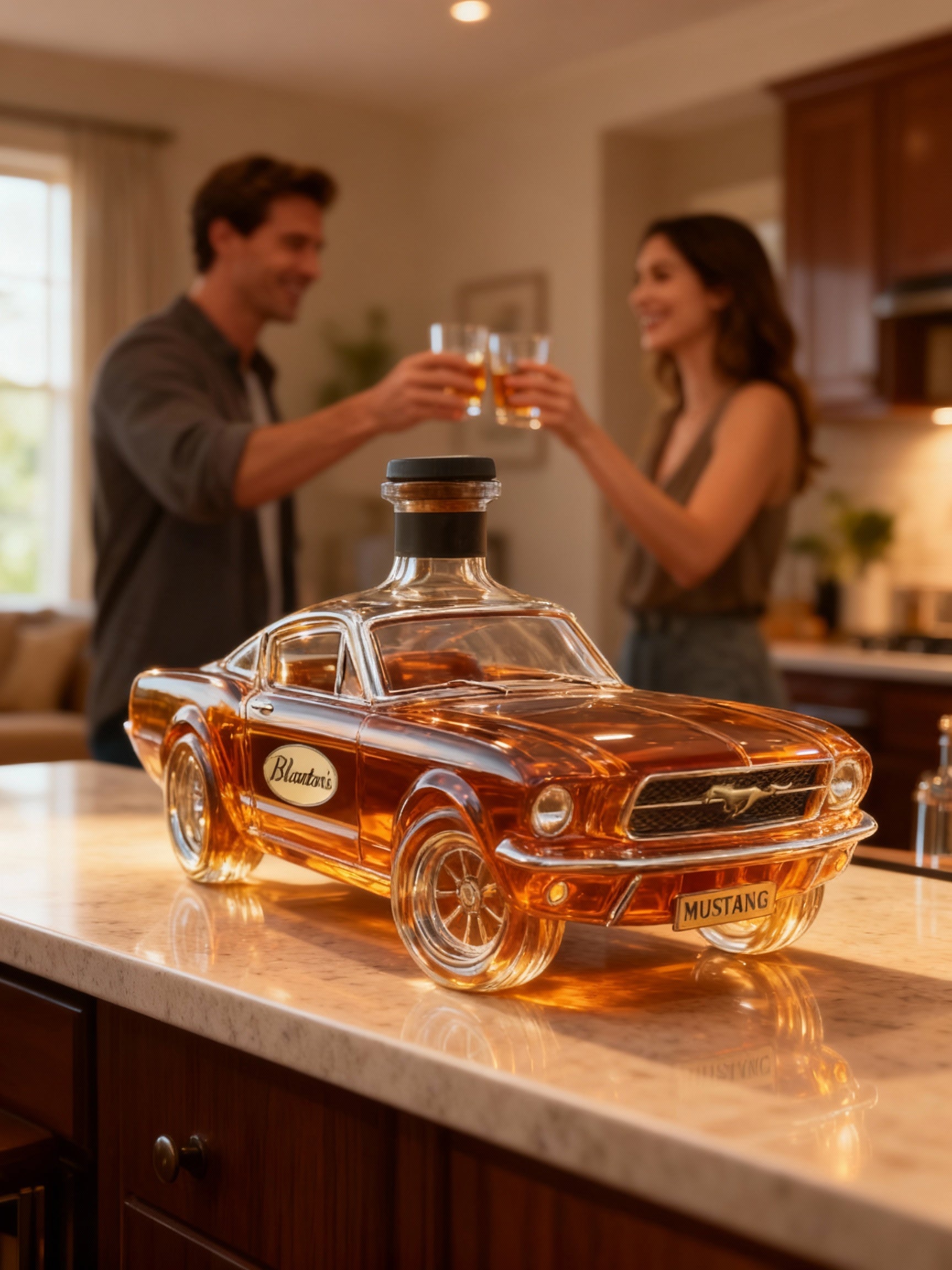 Whisky Karaffel Mustang Bilformet