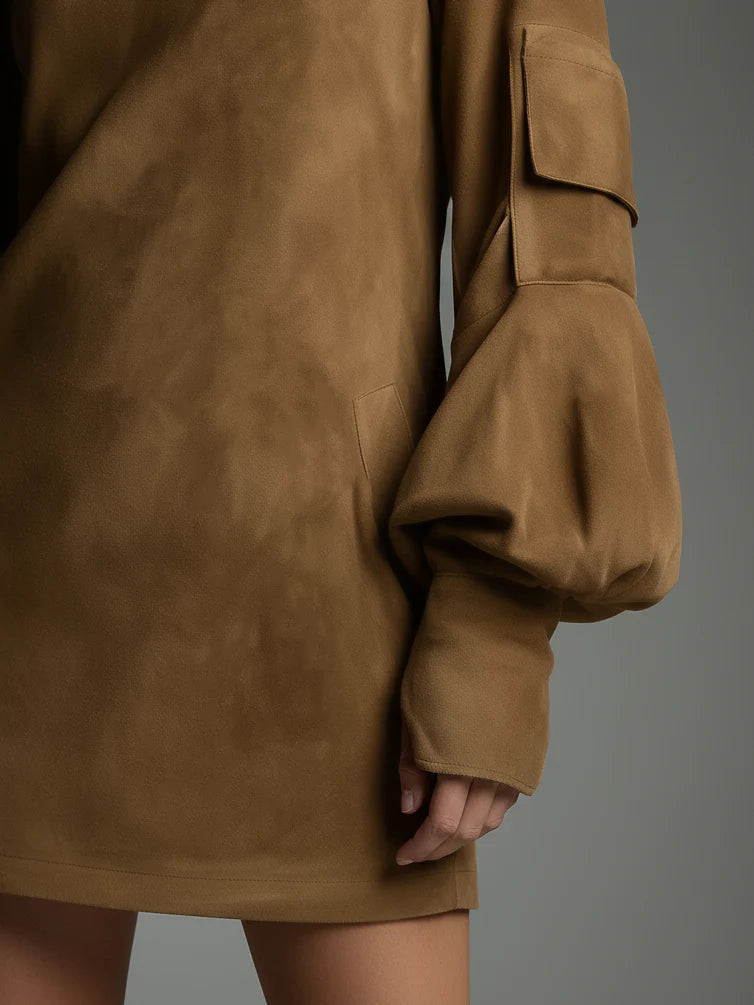 Marlowe | Vintage Suede Mini Kjole