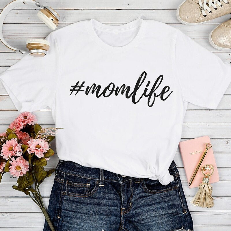 Mom Life T-shirt til kvinder