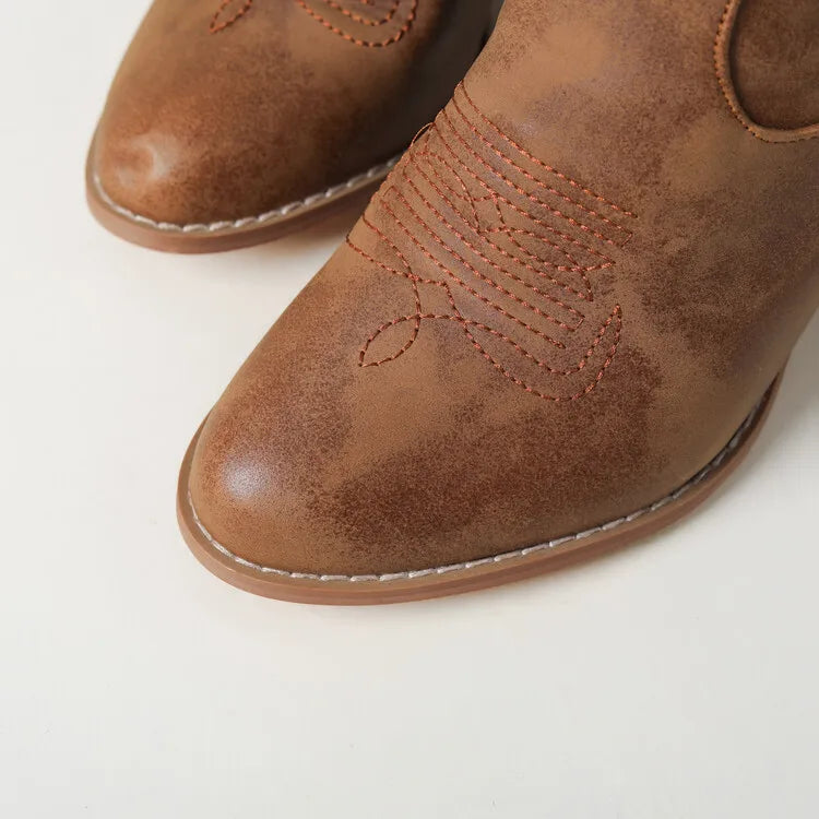 Kvinders Western Cowboy Støvler – Ultra-Komfort Design med Hverdagsstil