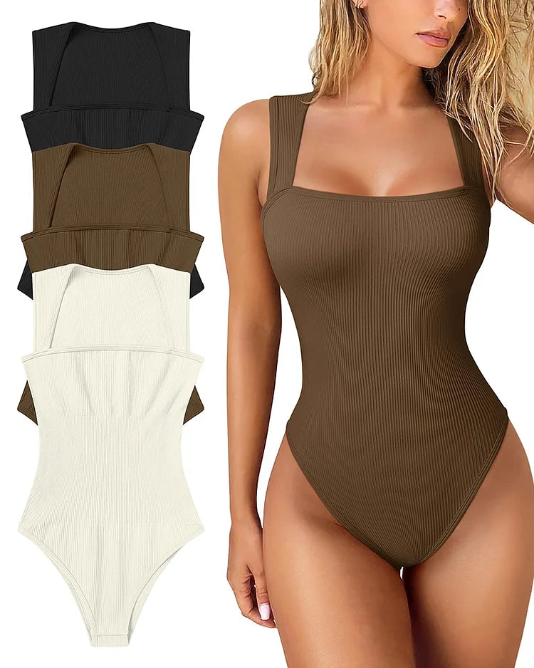 ChicRibbed Bodysuit | Frigør dit indre selvtillid-zarada.dk