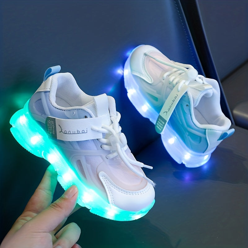 Lysende Sneakers til Børn – Farverige, LED-belysning for et Legende Udseende