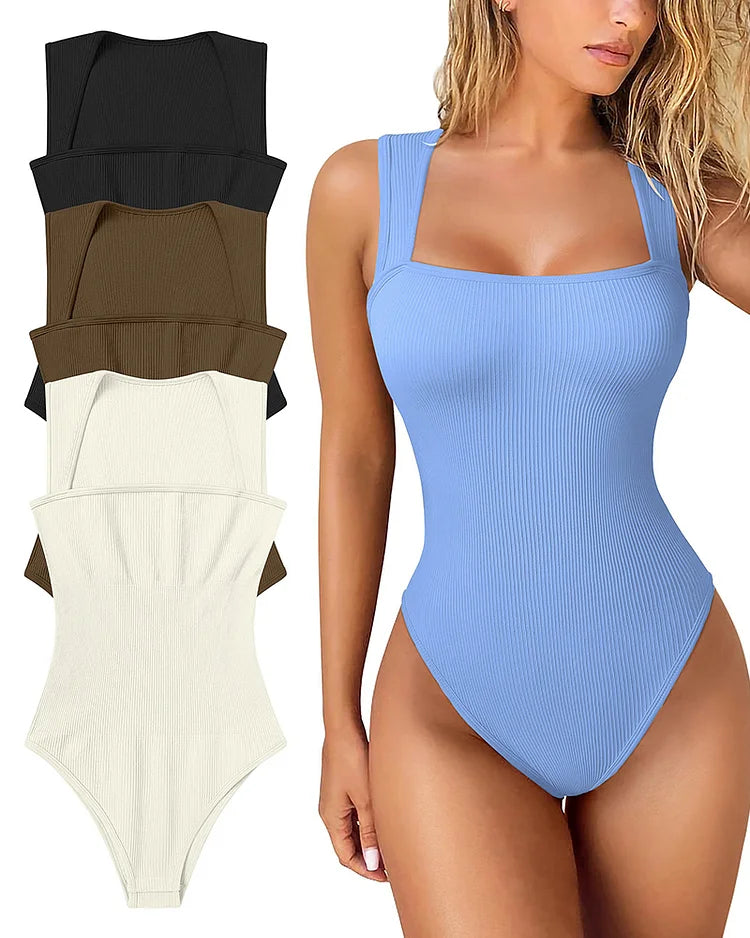 ChicRibbed Bodysuit | Frigør dit indre selvtillid-zarada.dk