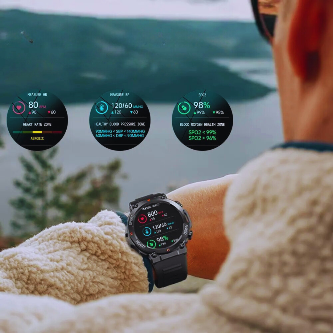 HD Bluetooth-smartwatch til mænd
