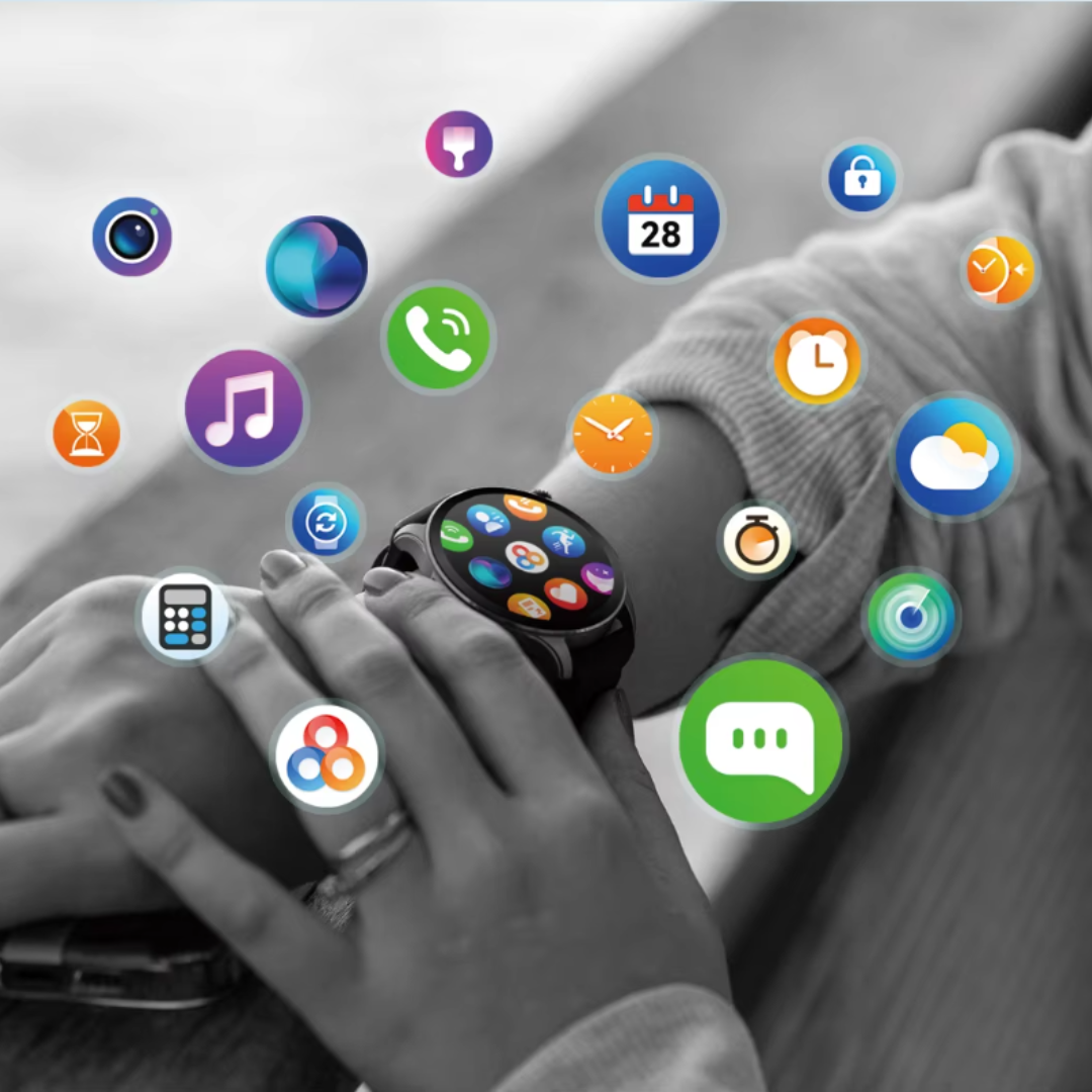 AMOLED-skærm Fitness Smartwatch