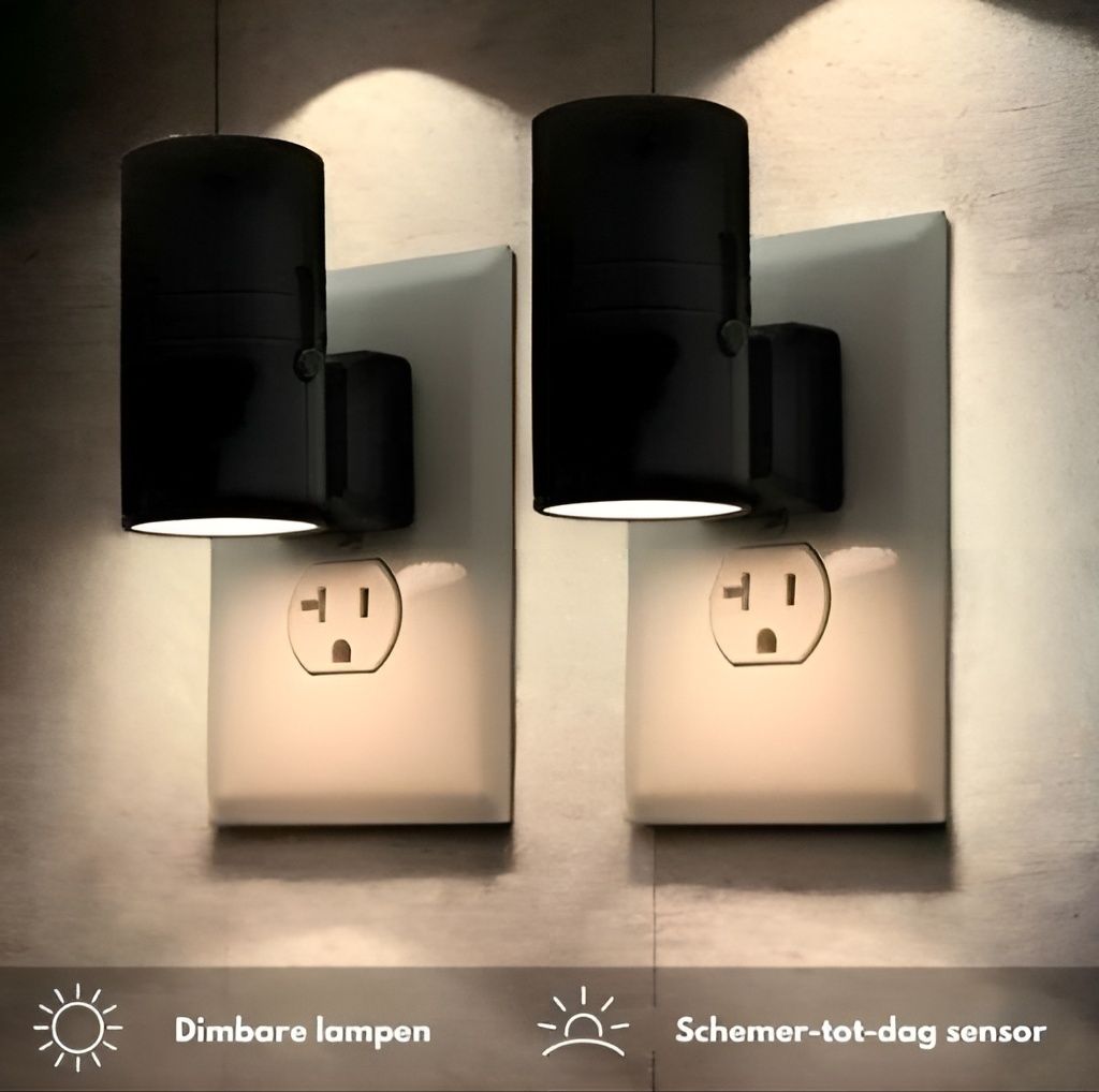 SoftGlow Væglampe | Justerbar dæmpet lys med sensor-zarada.dk