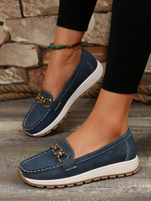 Ella - Flade Spænde Loafers