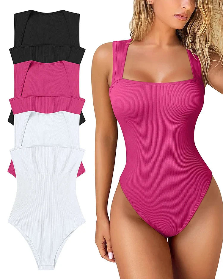 ChicRibbed Bodysuit | Frigør dit indre selvtillid-zarada.dk