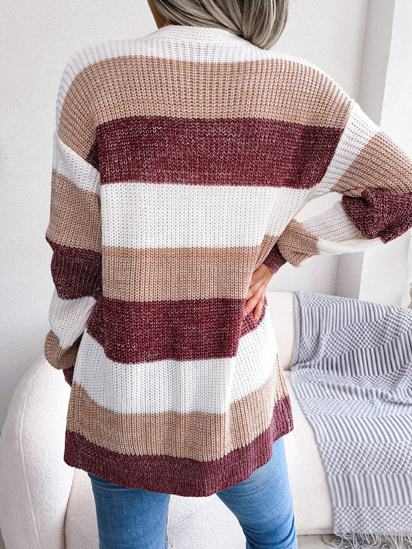 Alianna Cardigan Kvinde – Elegant Ternet Cardigan med Chic Lanterneærmer