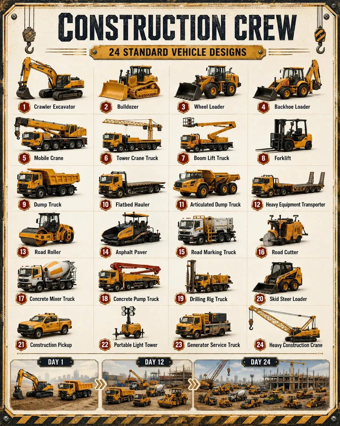 Vehicle Advent Calendar – 24 Days of Buildable Vehicles
