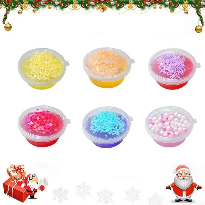 24-day slime advent calendar for children - Christmas countdown
