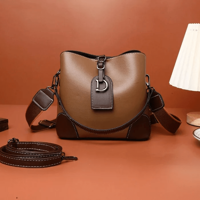 AllureLuxe | Elegant Læder Skuldertaske Stilfuldt Design