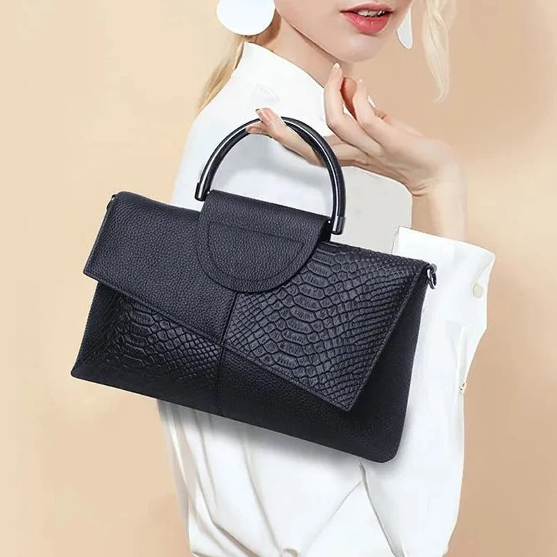 Crossbody-taske i blødt PU-læder til kvinder