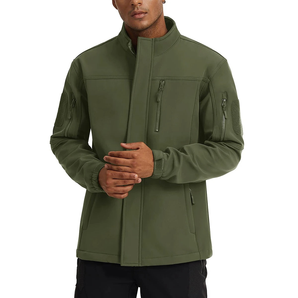 Soft Shell-jakke i fleece til mænd