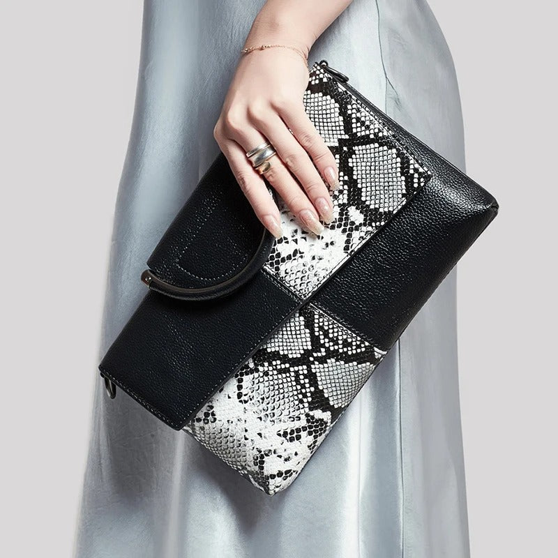 Crossbody-taske i blødt PU-læder til kvinder