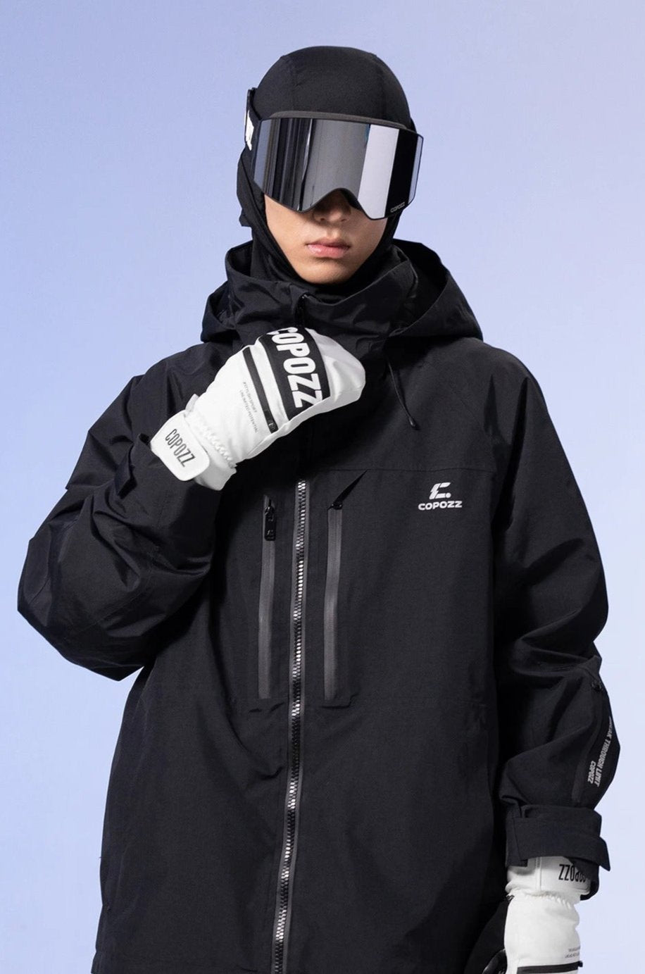 Tykke professionelle skihandsker