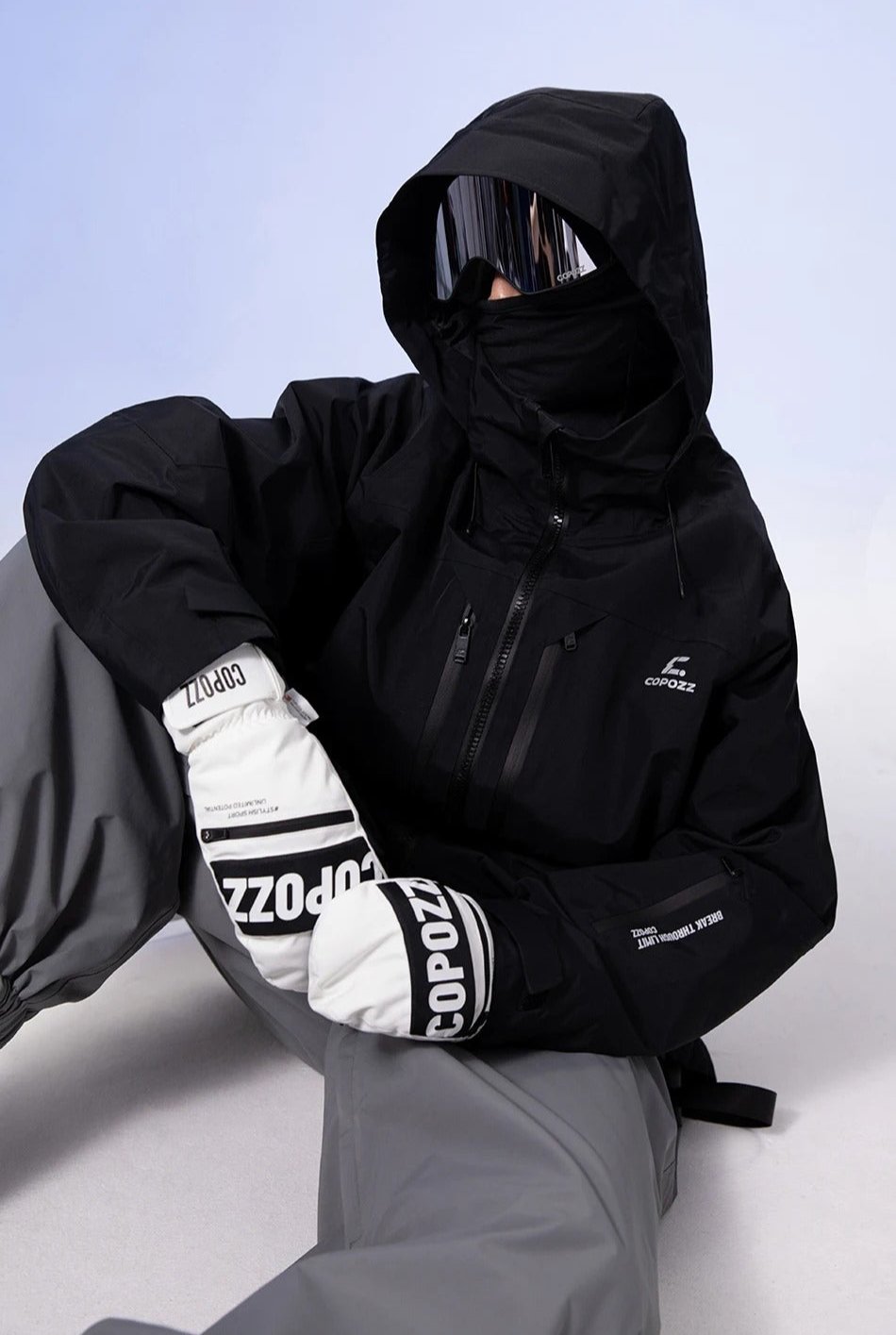 Tykke professionelle skihandsker