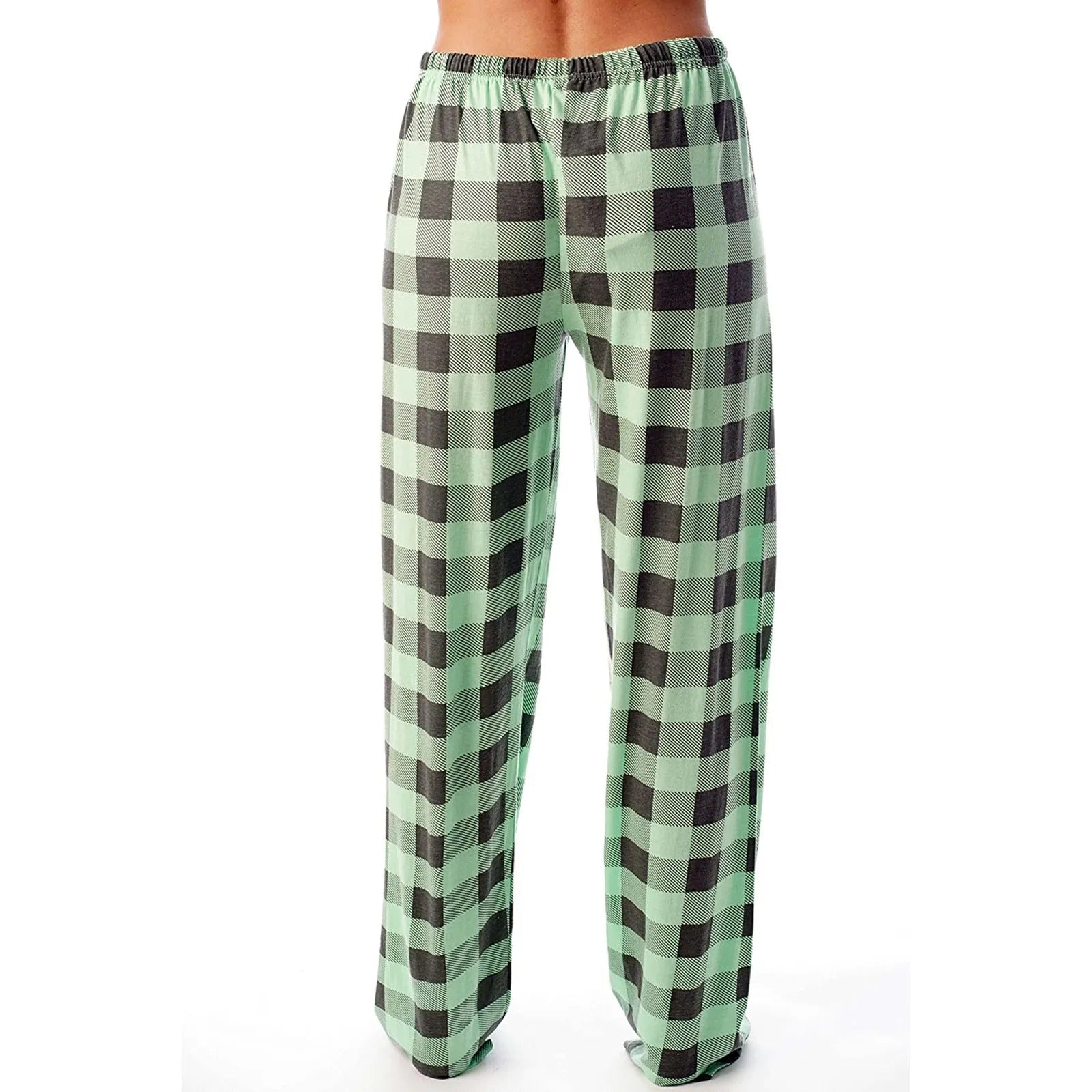 Kvinders plaidprintet pyjamas