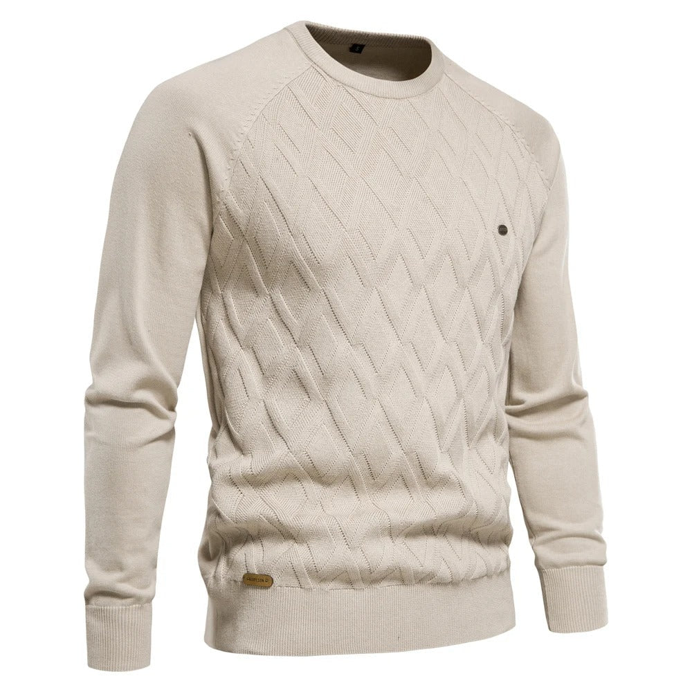 Casual strikket sweater til mænd