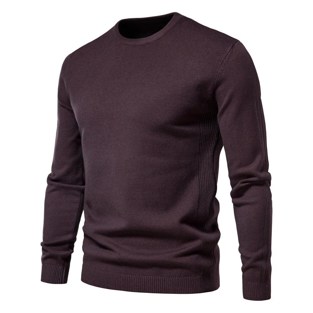 Tyk slim fit sweater til mænd