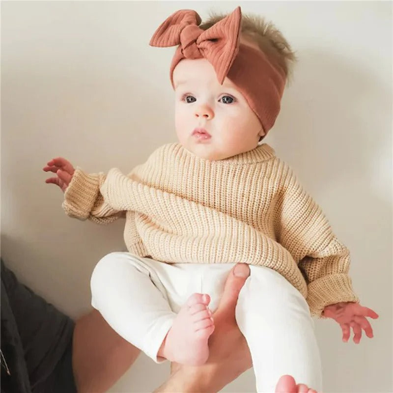 Casual strikket pullover til børn