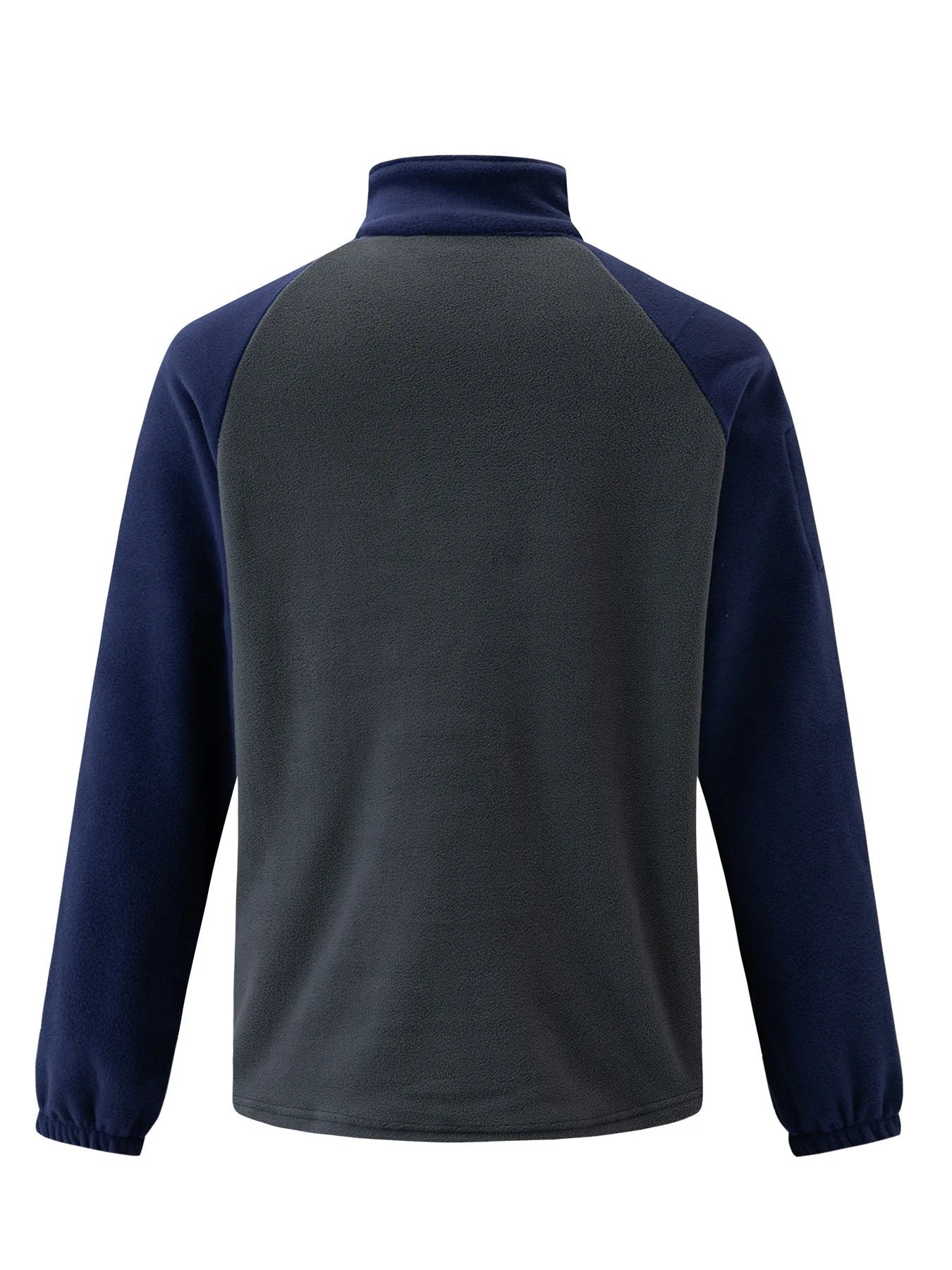 Fleece-sweater med ærmer og lommer til mænd