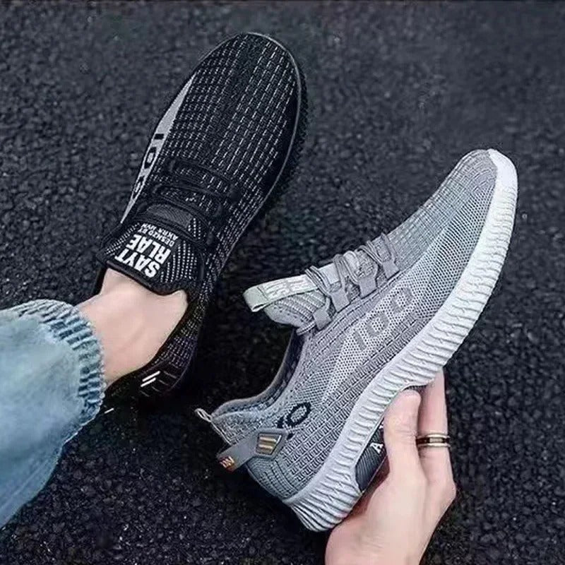 Åndbare skridsikre sneakers til mænd