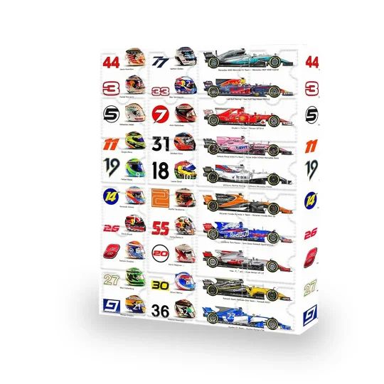 Formel 1 Adventskalender 2026 – 24 Dagar Samlarobjekt