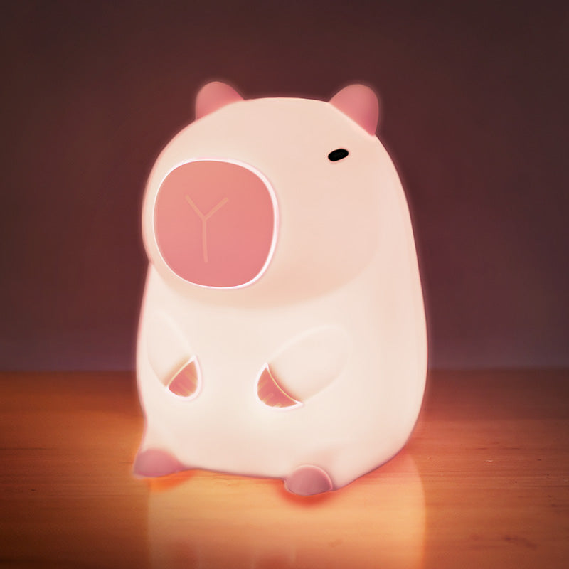 SquishBara | Capybara Squishy Nattelys Ideelt Gave til Alle Aldersgrupper